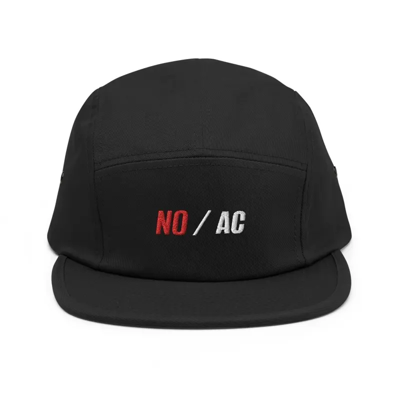 NO / AC 5 Panel Logo Hat